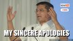 Azmin apologises for shortcomings