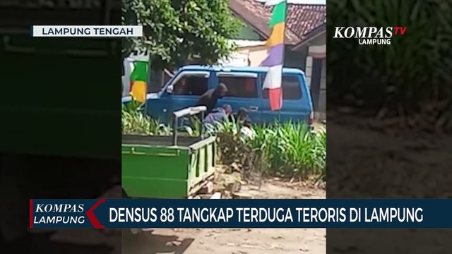 Densus 88 Tangkap Terduga Teroris di Lampung