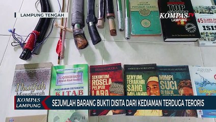 Sejumlah Barang Bukti Disita dari Kediaman Terduga Teroris