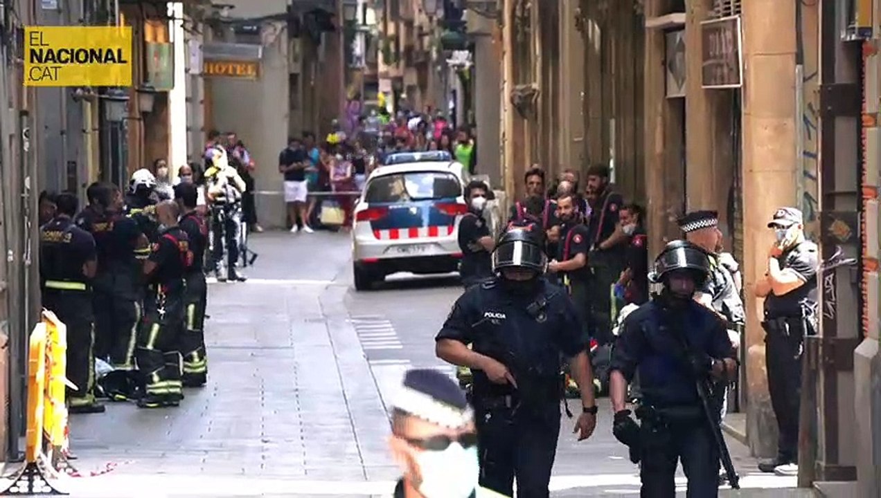 Explosió a l'Hotel Petit Palace al carrer Boqueria