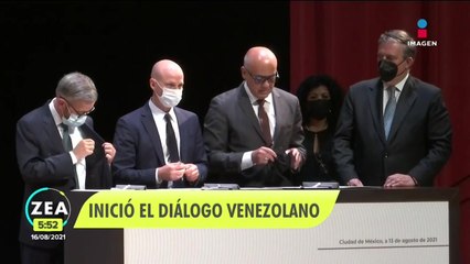 Inició el diálogo del gobierno venezolano con la oposición