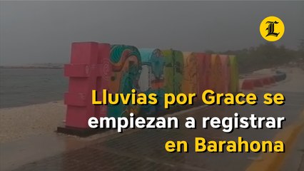Lluvias por Grace se empiezan a registrar en Barahona