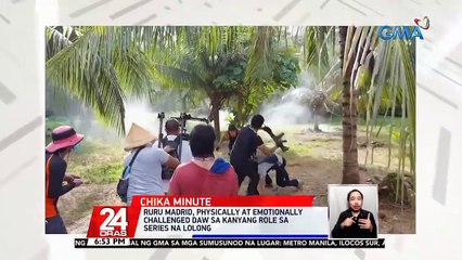 Ruru Madrid, physically at emotionally challenged daw sa kanyang role sa series na "Lolong" | 24 Oras