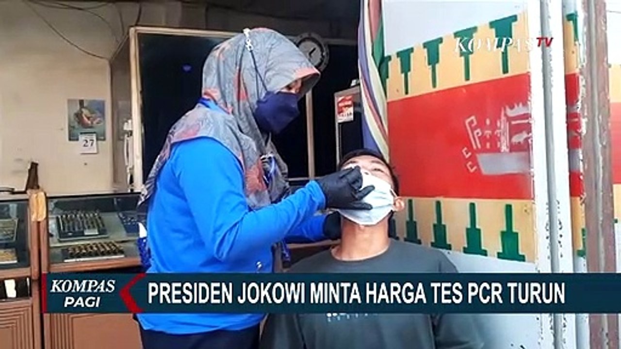 Presiden Jokowi: Harga Tes PCR Rp 450.000 Hingga Rp 550.000