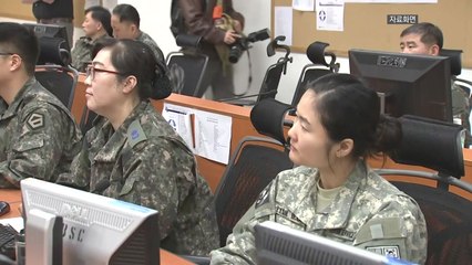 한미 연합지휘소훈련 돌입...'안보위기' 경고 北 도발 '촉각' / YTN