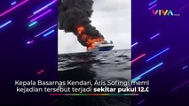 Kapal dengan Puluhan Penumpang Terbakar di Perairan Bombana