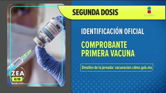 Comienza la aplicación de segundas dosis para personas de 40 a 49 años