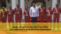 Uhuru offers Sh1m to Olympic gold medalists as he receives Team Kenya