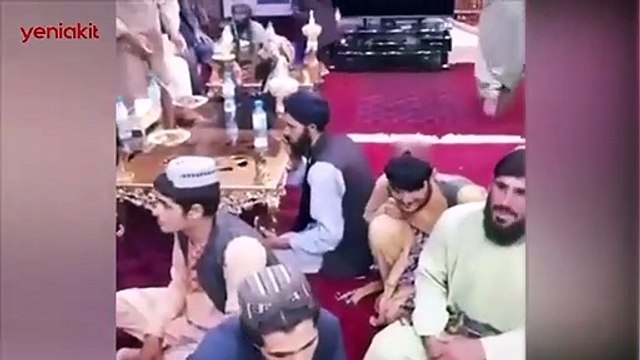 Görüntüler sosyal medyada hızla yayıldı! Taliban, Raşid Dostum'un villasında