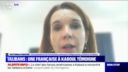 Victoria Fontan à Kaboul: "On se sent un peu comme sur le Titanic, on ne sait pas qui va s'en sortir ou pas"