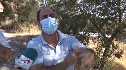 Las llamas se reavivan en el incendio de Navalacruz