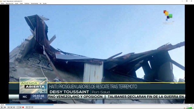 Continúan en Haití trabajos de rescate a víctimas del terremoto