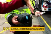 San Isidro: PNP usa dispositivo que identifica a personas con requisitoria en solo segundos