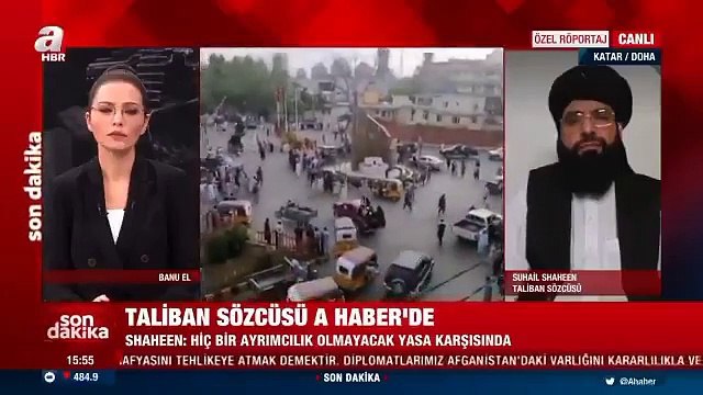 A Haber, Taliban'ın sözcüsünü yayına bağladı: ‘Türkiye kardeş ülke’