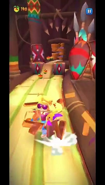 Inferno Geary Battle Run Gameplay On The Great Gate - Crash Bandicoot: On The Run!