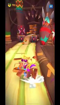 Inferno Geary Battle Run Gameplay On The Great Gate - Crash Bandicoot: On The Run!