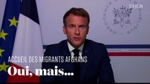 Afghanistan : Emmanuel Macron veut protéger l'Europe des flux migratoires irréguliers