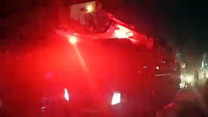 तीसरी मंजिल पर स्पा सेंटर में आग