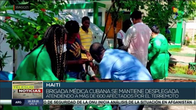 teleSUR Noticias 15:30 16-08: Continúan las labores de rescate tras terremoto en Haití