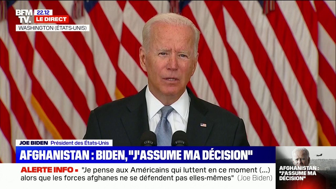 Joe Biden: "Nous allons continuer à défendre les droits du peuple afghan, des femmes et des filles"