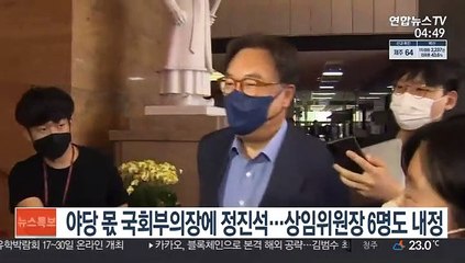 야당 몫 국회부의장에 정진석…상임위원장 6명도 내정