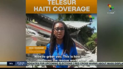 Haiti: Rescue work continues after strong earthquake