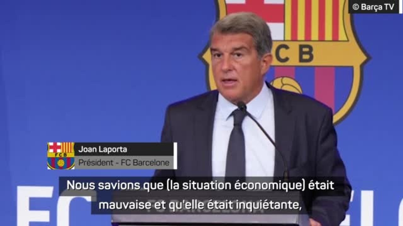 Barça - Laporta : "Nous allons inverser la situation"
