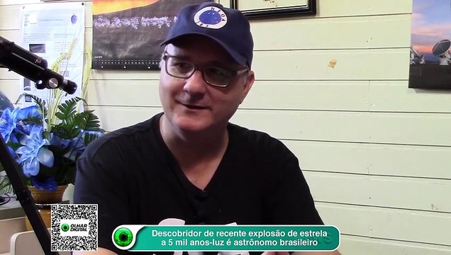 Descobridor de recente explosão de estrela a 5 mil anos-luz é astrônomo brasileiro