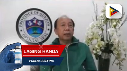 Panayam ng PTV kay Quezon Province Governor Danilo Suarez kaugnay ng kasalukuyang sitwasyon ng COVID-19 sa probinsya