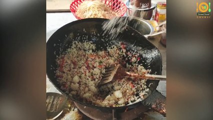 Delicious Chicken Fried Rice  - Indian Street Food