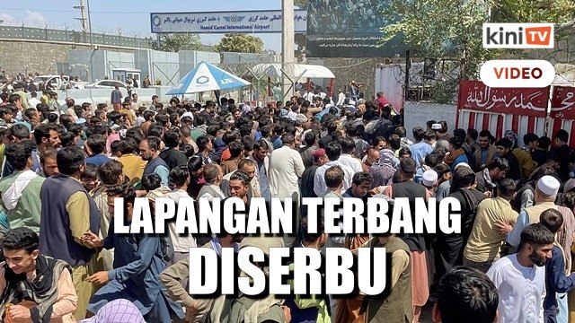 Situasi kecoh di lapangan terbang Kabul, lima terkorban