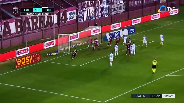 Lanús 3-1 Godoy Cruz-Liga Profesional-Fecha 6