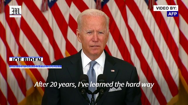 Biden: 'I stand squarely behind' US pullout from Afghanistan