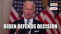 Biden defends Afghanistan decision, blames Afghan army's unwillingness to fight