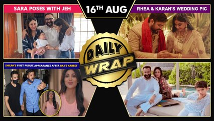 Sara Poses With Jeh, Kangana Reacts On Afghanistan Crisis, Rhea & Karan's Wedding Pic | Top 10 News