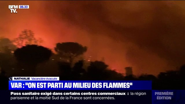 Incendie dans le Var: ce vacancier explique avoir foncé au milieu des flammes pour sauver sa peau