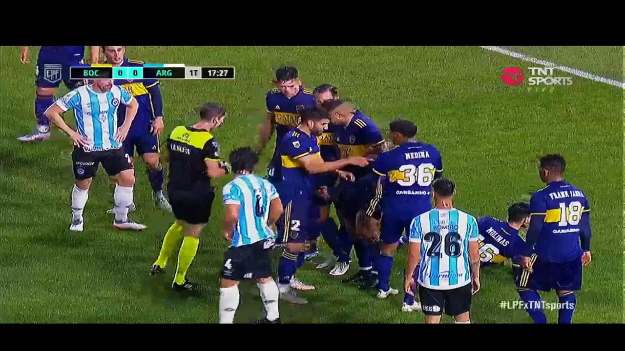 Torneo Liga Profesional de Futbol 2021: Boca 1 - 1 Argentinos Jrs (Primer Tiempo)