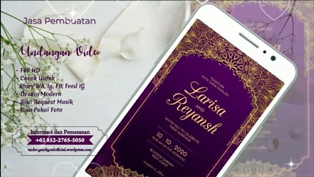 Recommended!!! +62 852-2765-5050 | Jasa Video Undangan Online