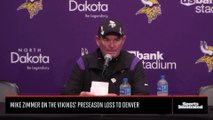 Mike Zimmer Frustrated By Blowout Loss to Broncos in Preseason Opener