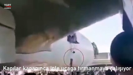 Kabil'de Dram: Taliban'dan Kaçarken Uçaktan Düşüp Öldüler