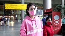 Bollywood actress Kriti Sanon Spotted at Mumbai Airport | FilmiBeat