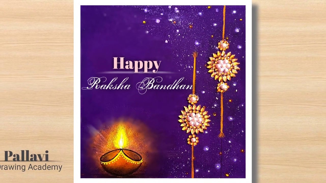 How to draw Raksha Bandhan special poster with easy step ...