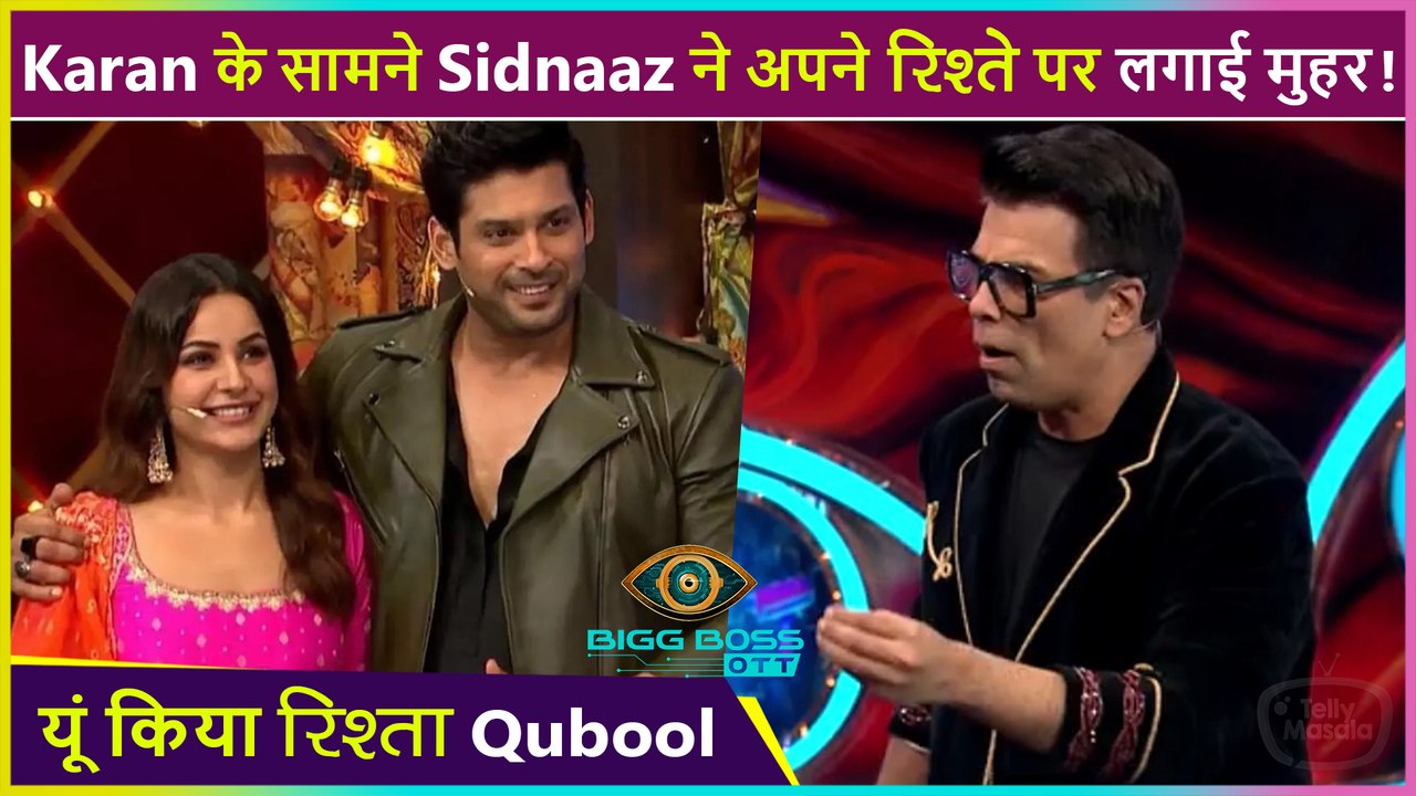 Sidharth Shukla Confirms His Relationship With Shehnaaz Gill, Karan Johar Shocked