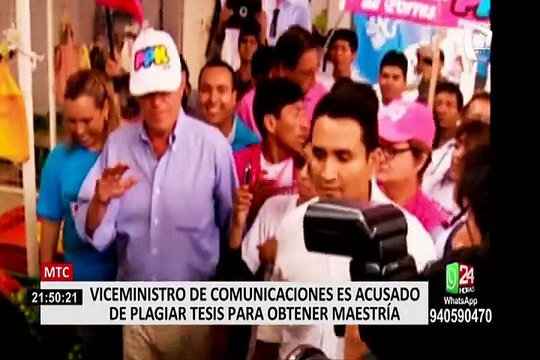 MTC: viceministro de Comunicaciones es acusado de plagiar tesis para obtener maestría
