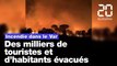 Violent feu de forêt dans le Var, des milliers de personnes évacuées