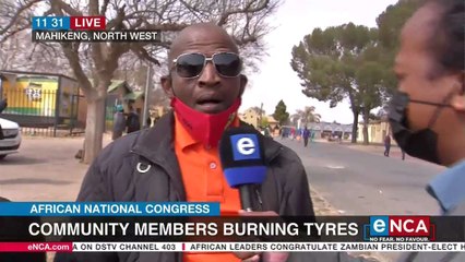 North West community burns tyres over new premier