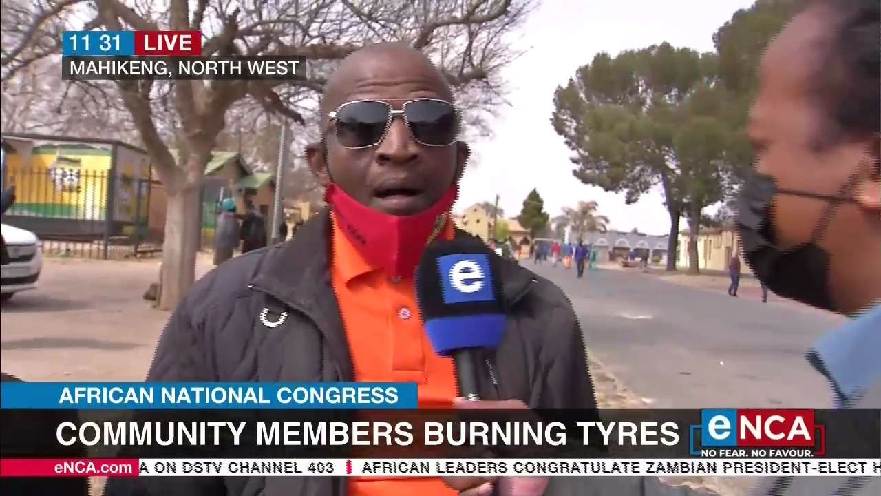 North West community burns tyres over new premier