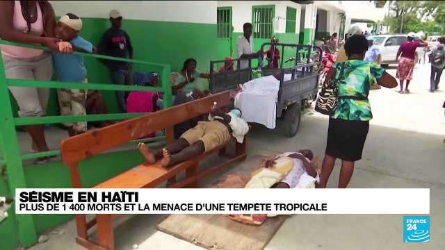 Une catastrophe dans la catastrophe : après le séisme, Haïti fait face à une tempête tropicale