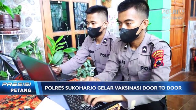 Polres Sukoharjo Gelar Vaksinasi Door to Door & Bagikan Baksos