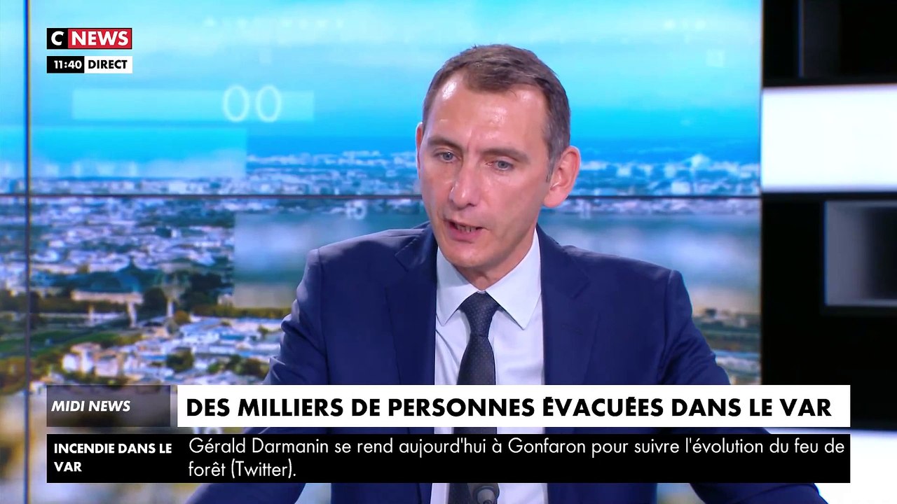 Laurent Jacobelli, porte-parole du Rassemblement national, sur CNews: "C’est indécent de vouloir demander aux pompiers d’arrêter leurs activités s’ils ne sont pas vaccinés. On a besoin d’eux" - VIDEO